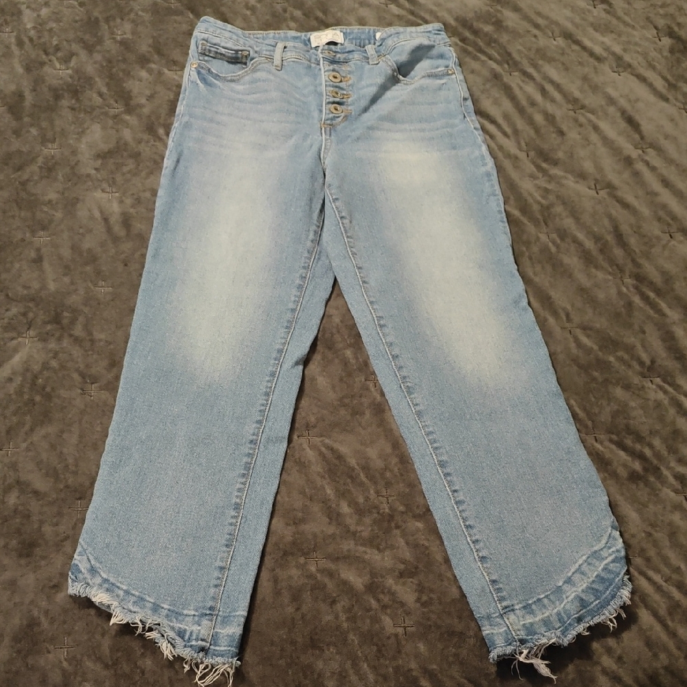 Sofia by Sofia Vergara Sky Blue Straight Leg Jeans